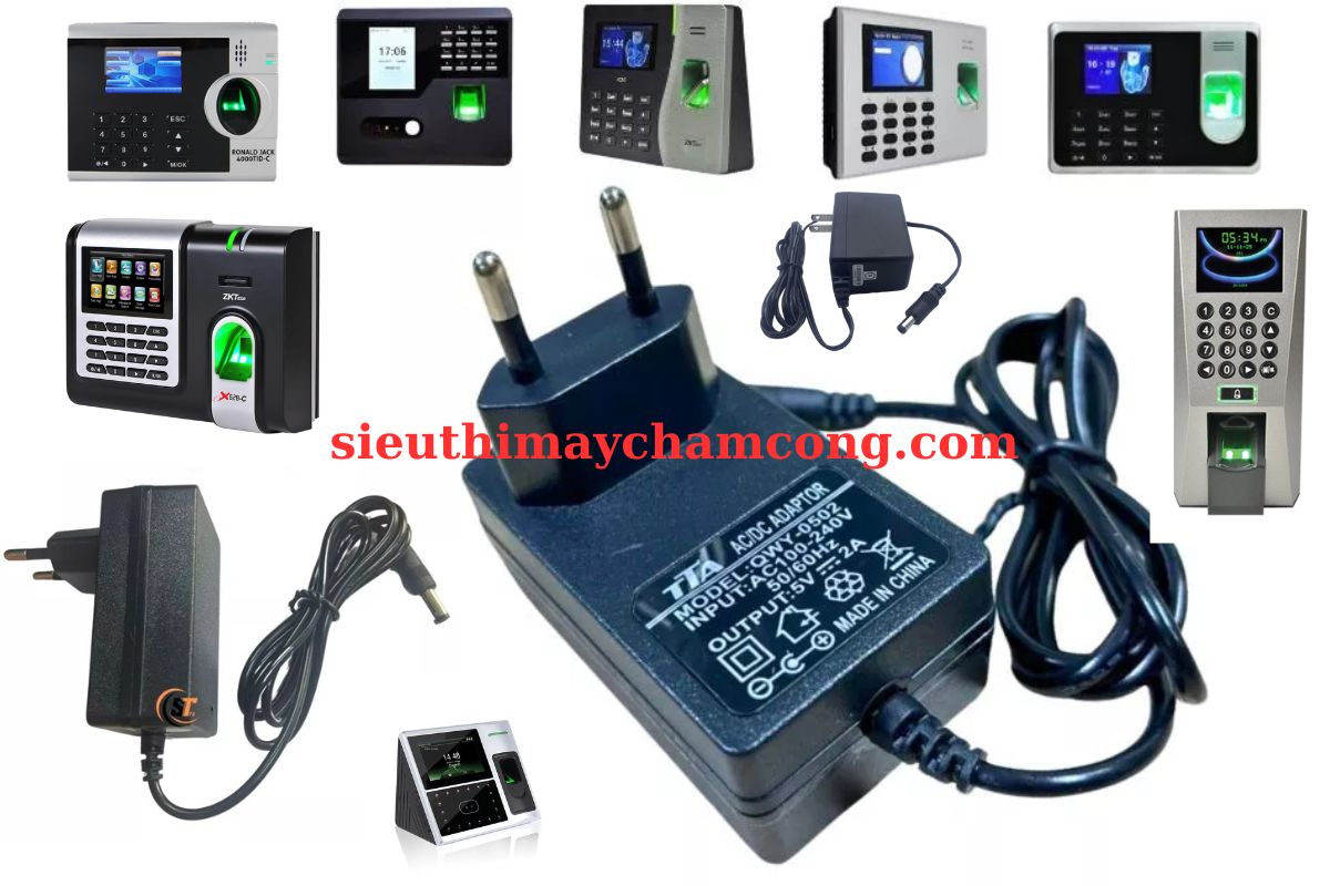 adapter máy chấm công vân tay adapter máy chấm công vân tay