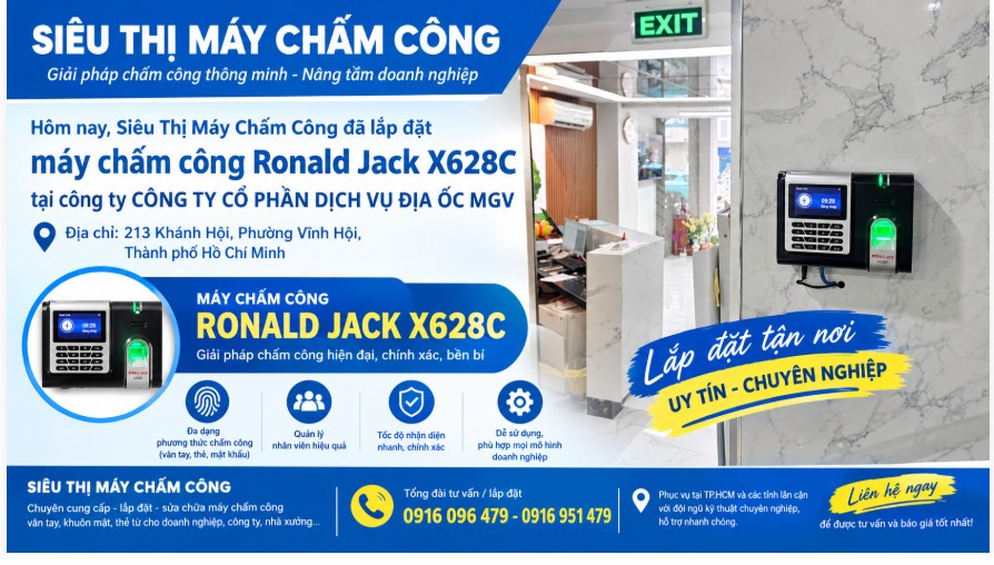 công ty bán máy chấm công tại Phường Vĩnh Hội
