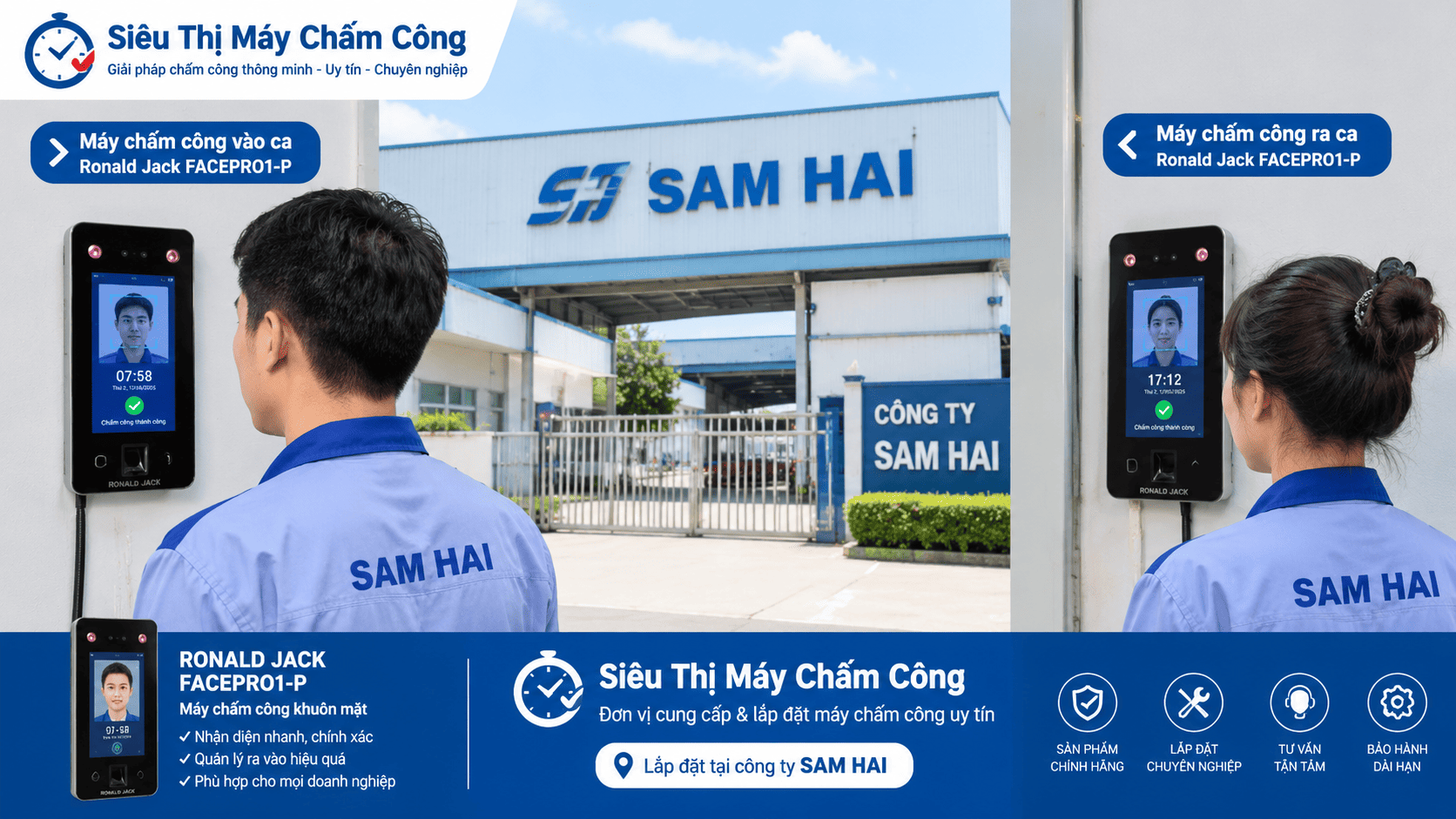 công ty bán máy chấm công khuôn mặt tại Phường Thủ Đức