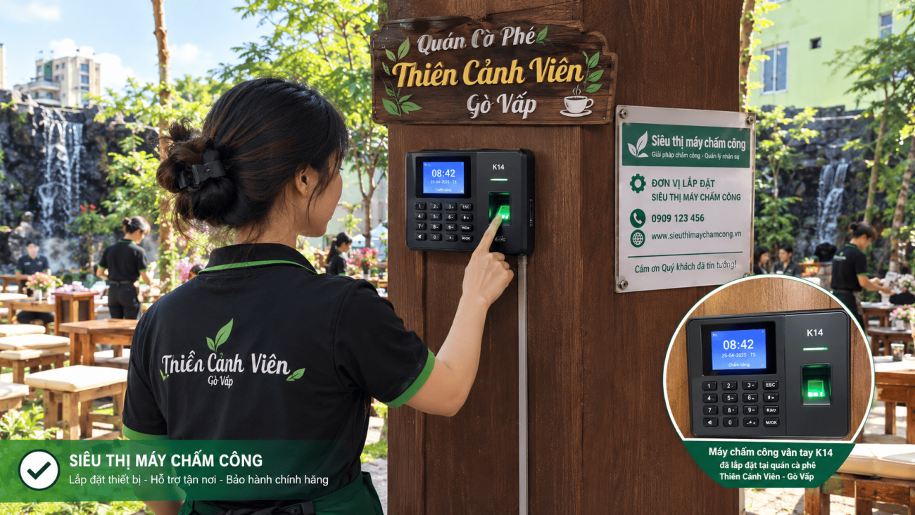 công ty bán máy chấm công tại go váp